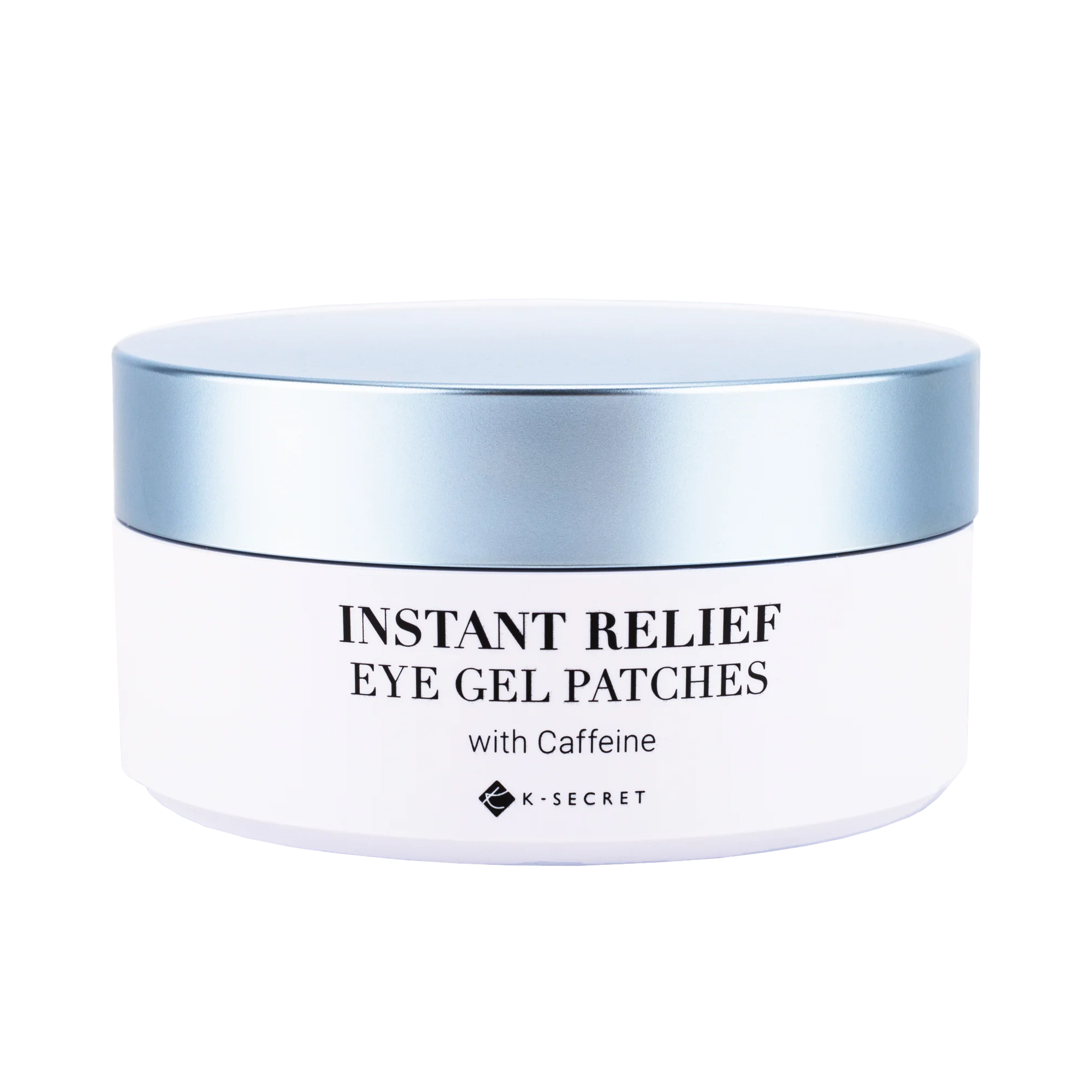 Патчі для шкіри навколо очей K-SECRET Caffeine Instant Relief Eye Gel Patches проти набряків, з кофеїном, 102 г, 60 шт